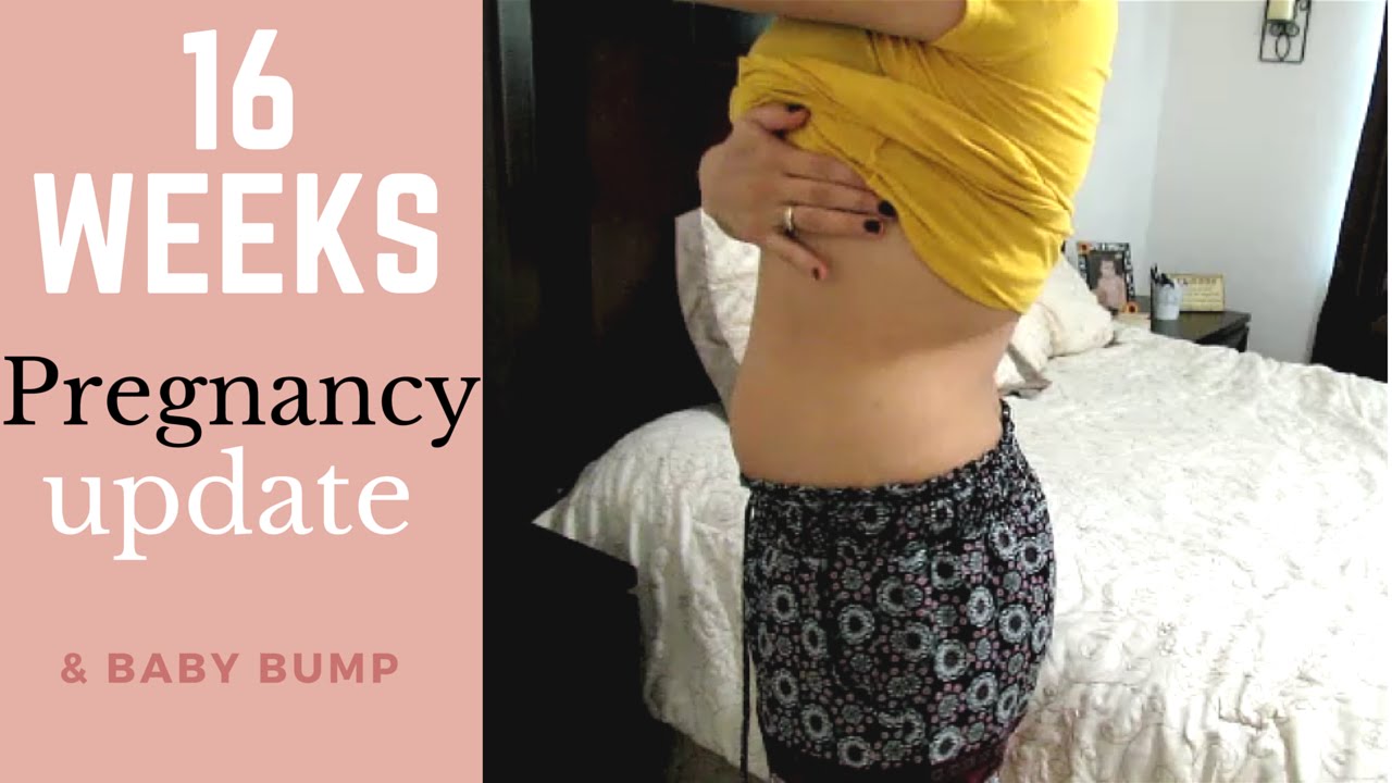 16 weeks (4 months) Pregnancy update + baby bump