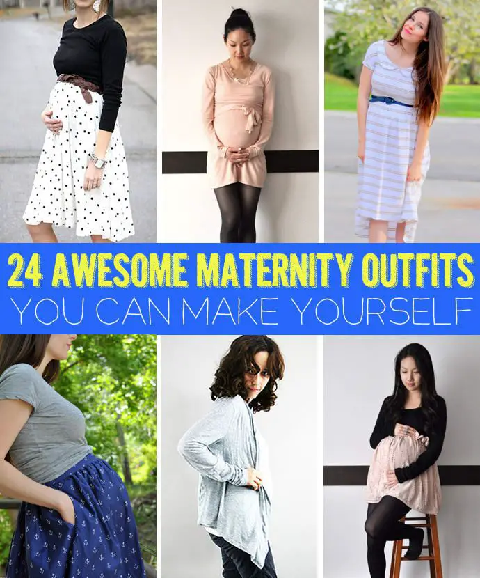 24 Awesome Maternity Outfits You Can Make Yourself ...