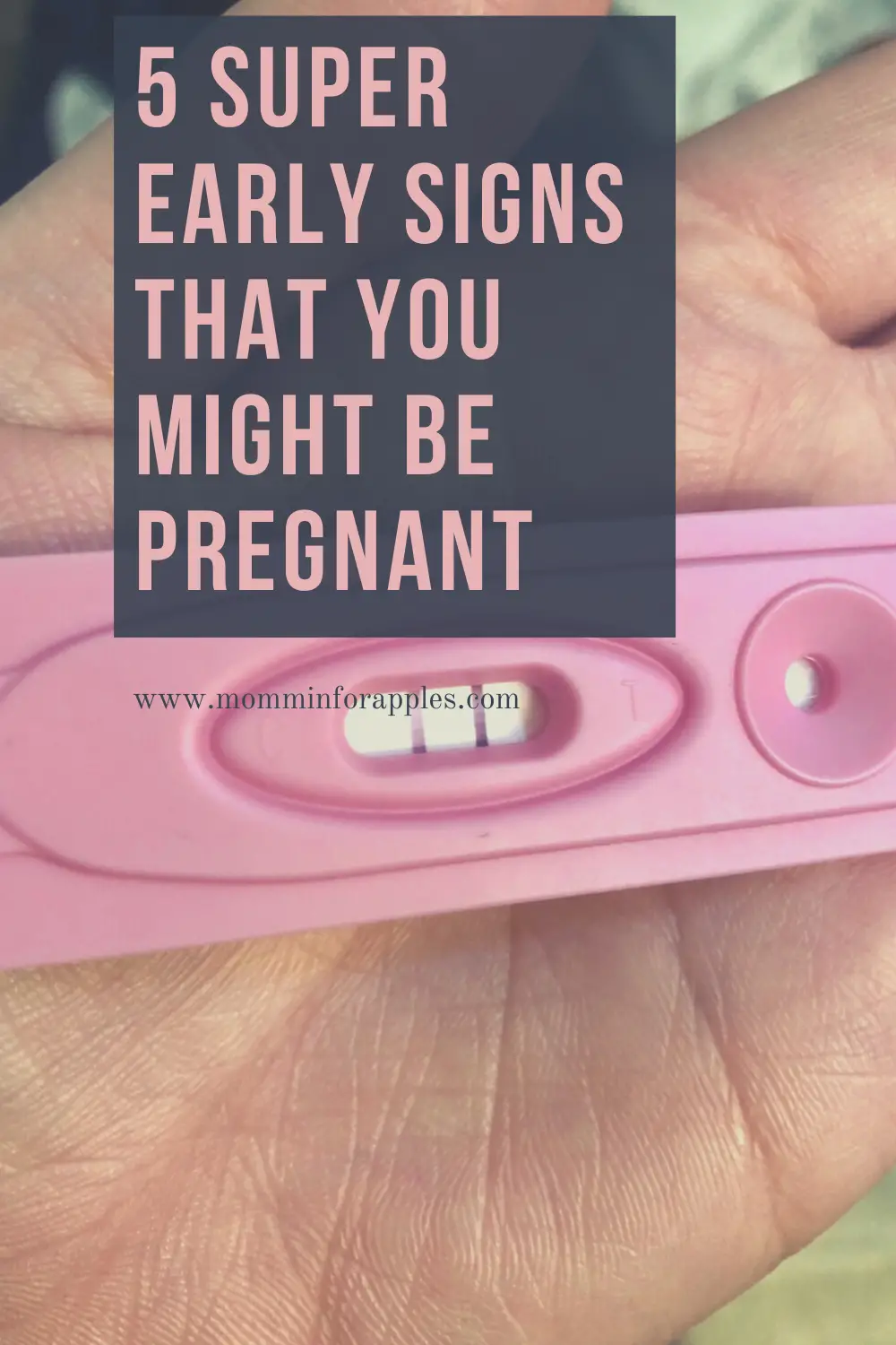 5 Super Early Signs that You Might be Pregnant  Mommin ...