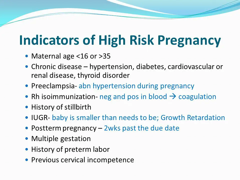 At What Age Does Pregnancy Become High Risk
