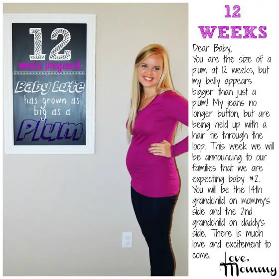 Baby #2 BUMP REPORT  12 Weeks