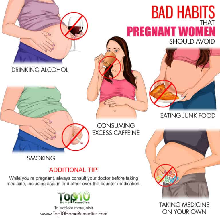 Bad Habits that Pregnant Women Should Avoid