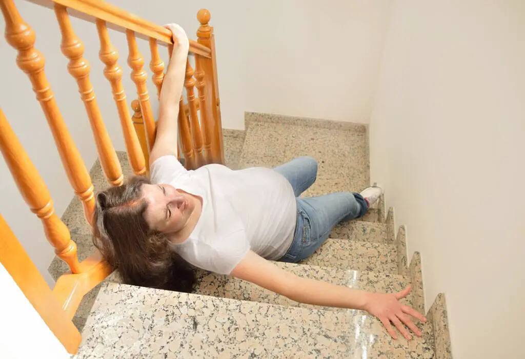 Be careful of falling, is it safe to use stairs while ...
