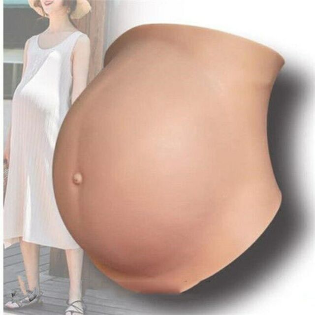 Belly Month Pregnant Pregnancy Baby Bump Premium Prosthetics Artificial ...