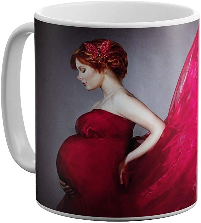 Buy HeartInk Gift for Pregnant Wife/Woman Printed Ceramic Tea/Coffee ...