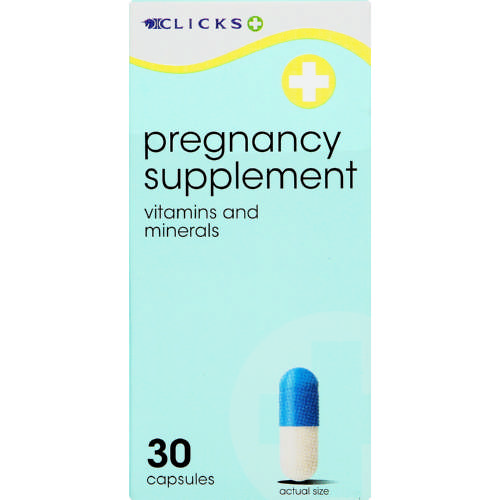 Clicks Pregnancy Supplement 30 Capsules