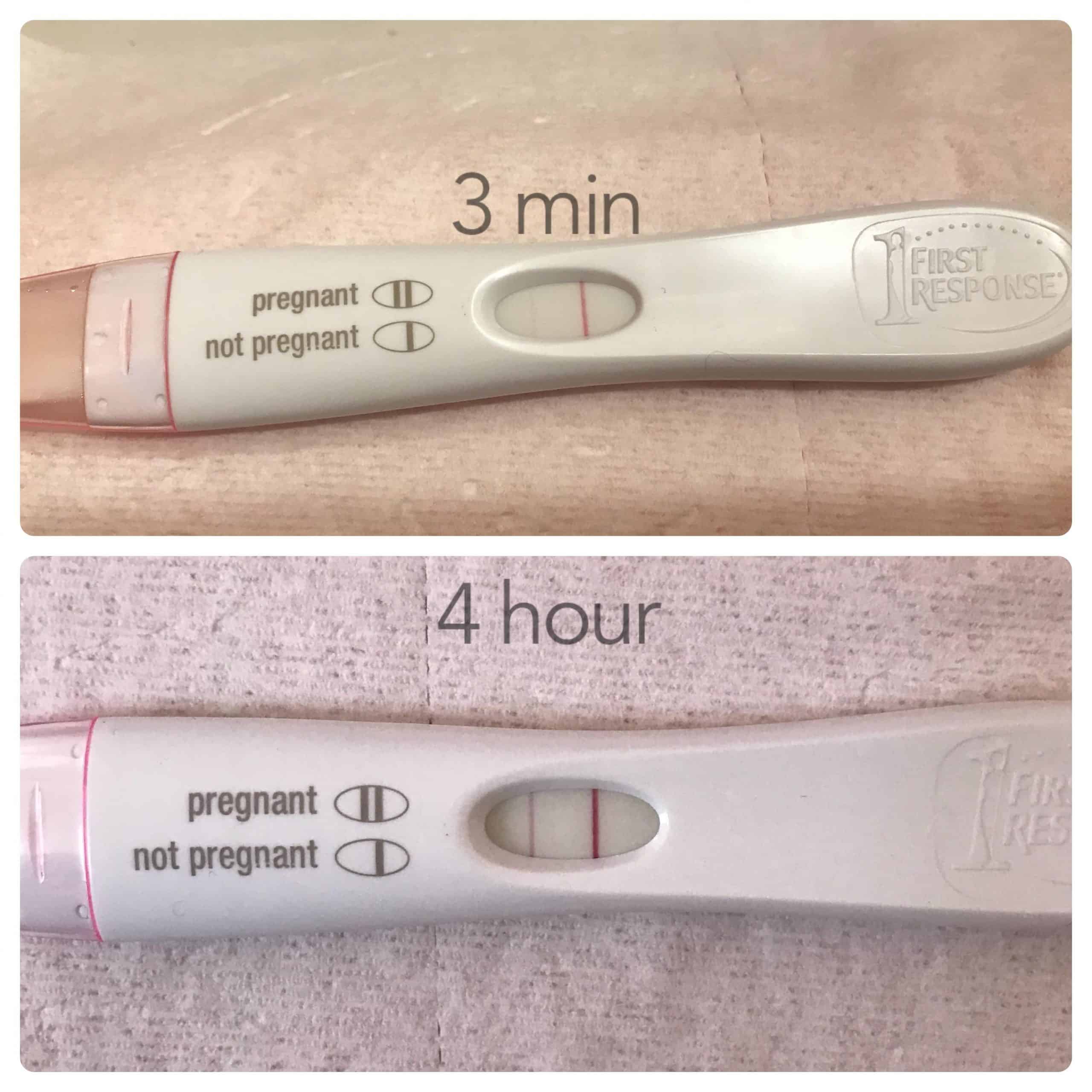 Faint Line On Pregnancy Test Gets Darker After 10 Minutes