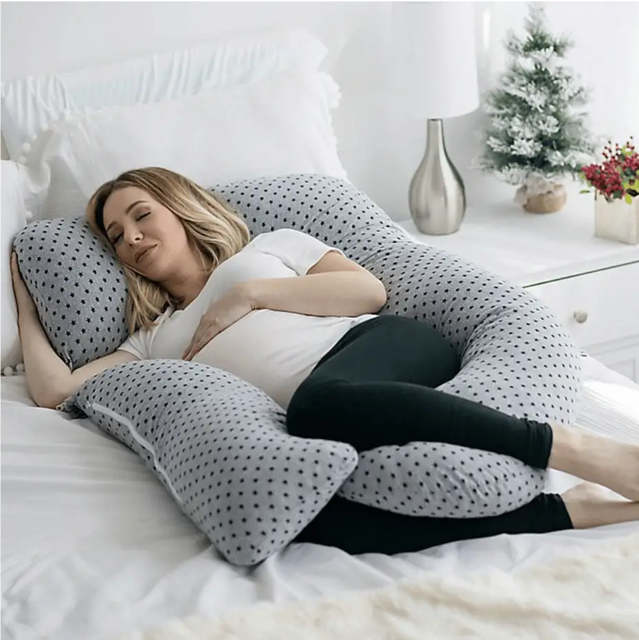 Full Body Maternity &  Pregnancy Pillow with Detachable Extension ...