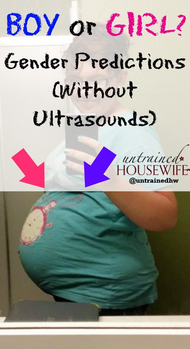 Gender Prediction Without Ultrasounds