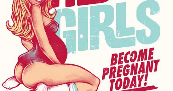Hey Girls, become pregnant today !  Beautiful retro ...