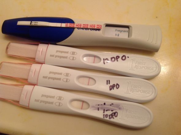 How early did you start taking pregnancy tests?