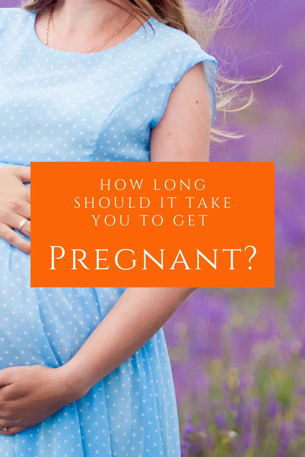 How long should it take you to get pregnant? Including a ...
