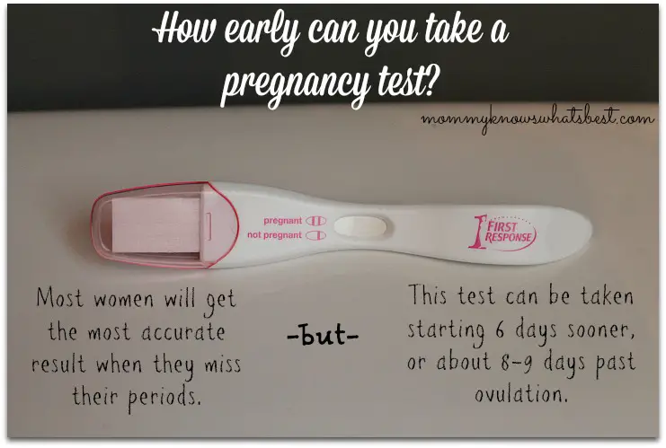 How soon after ovulation can you take a pregnancy test ...