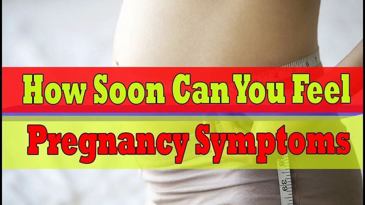 How Soon Can You Feel Pregnancy Symptoms? Early Pregnancy ...