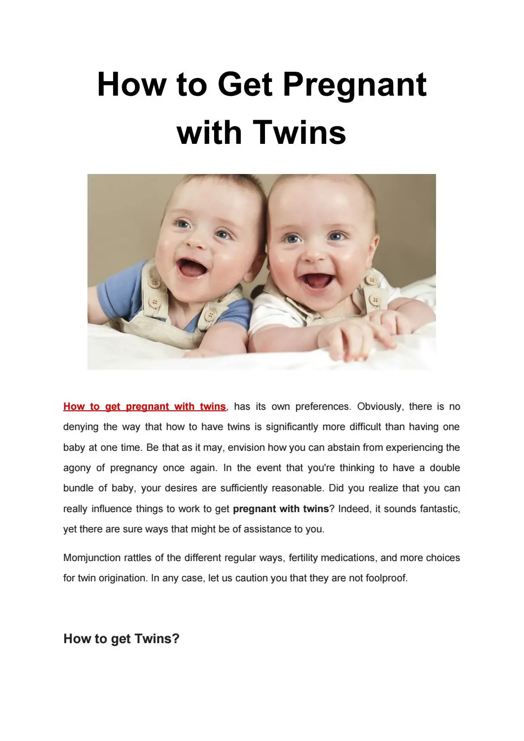 How to get pregnant with twins by Luma Love