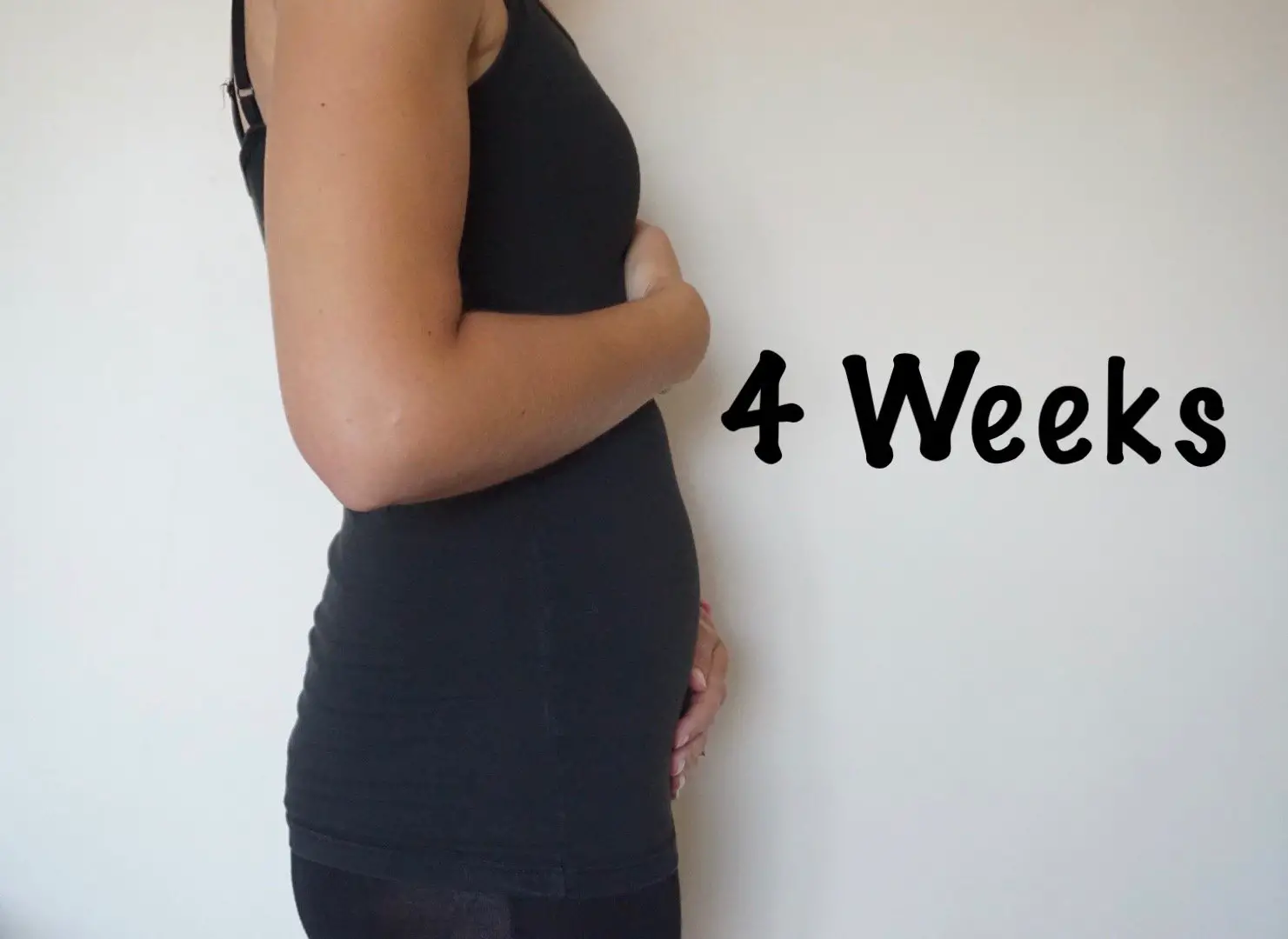 I am 4 weeks pregnant and feel bloated