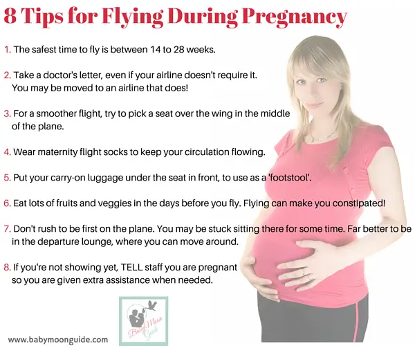 is it safe to fly while pregnant