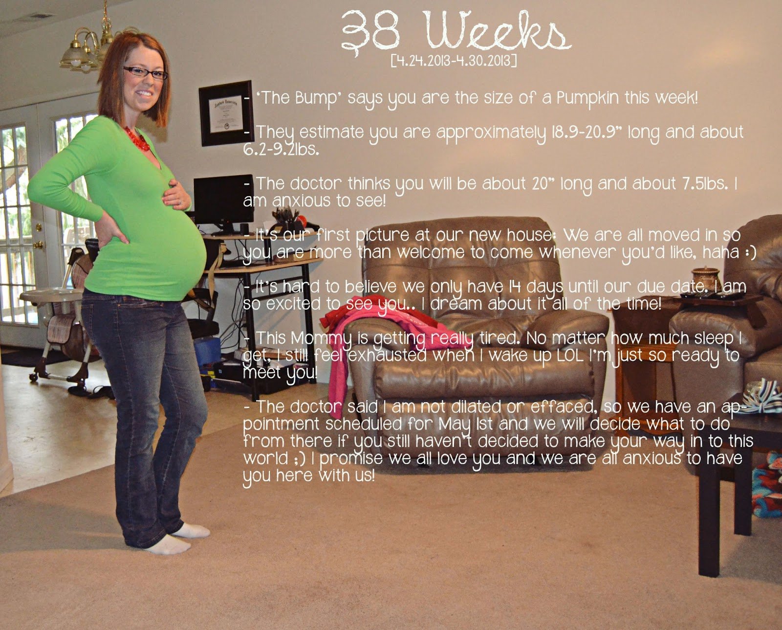 Life with Alyssa: 38 WEEKS PREGNANT!!