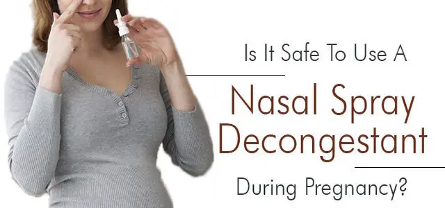 Nasal Spray Safe To Use While Pregnant