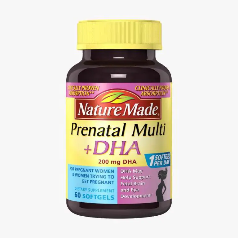 Nature Made Prenatal Multivitamin + 200 mg DHA Softgels N ...