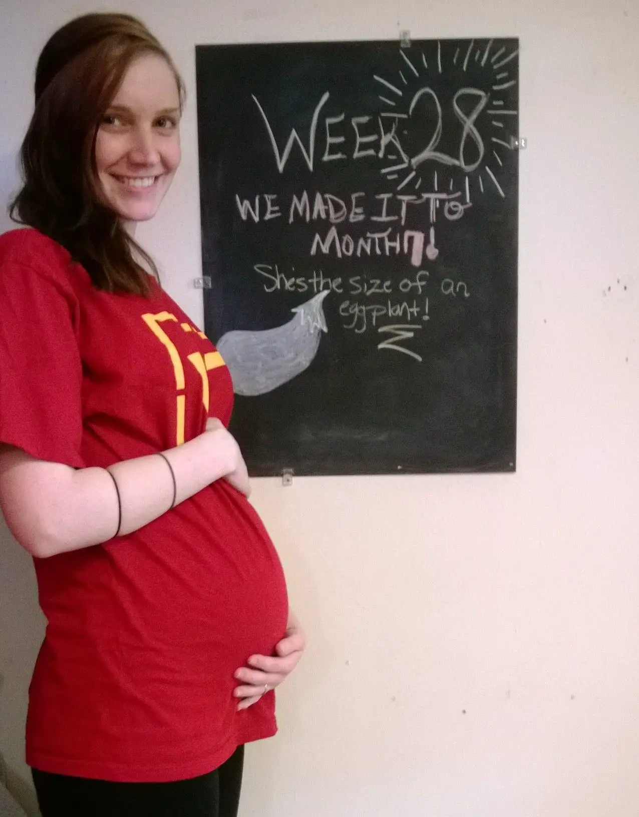 Pregnancy / Pregnancy Chalkboard Tracker / Diary of a first time mommy ...