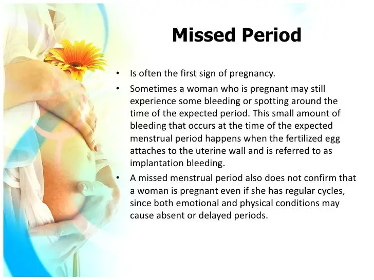 Signs &  symptoms of pregnancy
