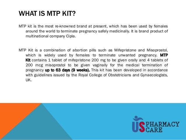 Terminate Early Pregnancy Safely At Home By MTP Kit
