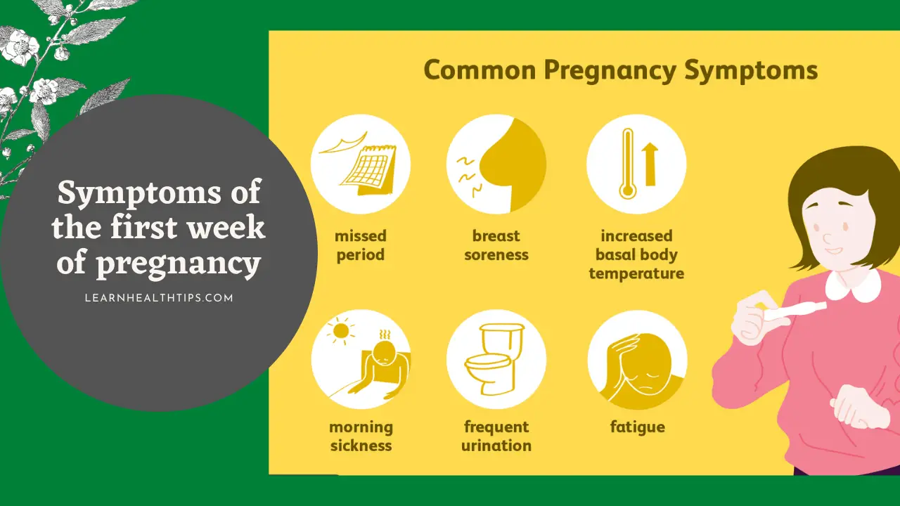 The first week of pregnancy: Early signs