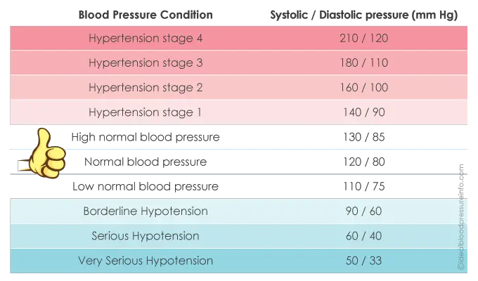 What Should Your Blood Pressure Be According To Your Age ...