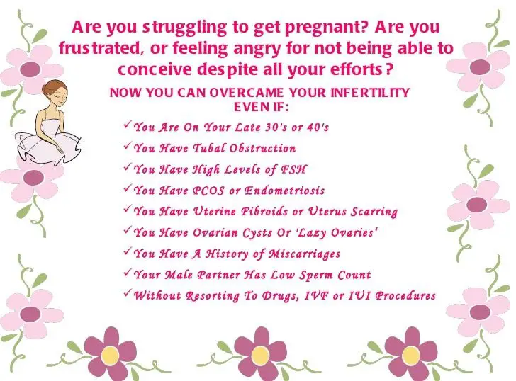 What to do when trying to get pregnant