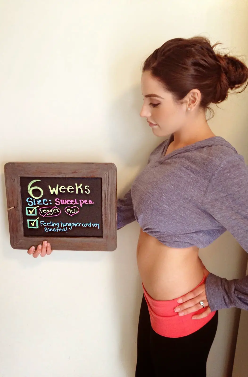Zack& Sydney: 6 Weeks Pregnant Picture